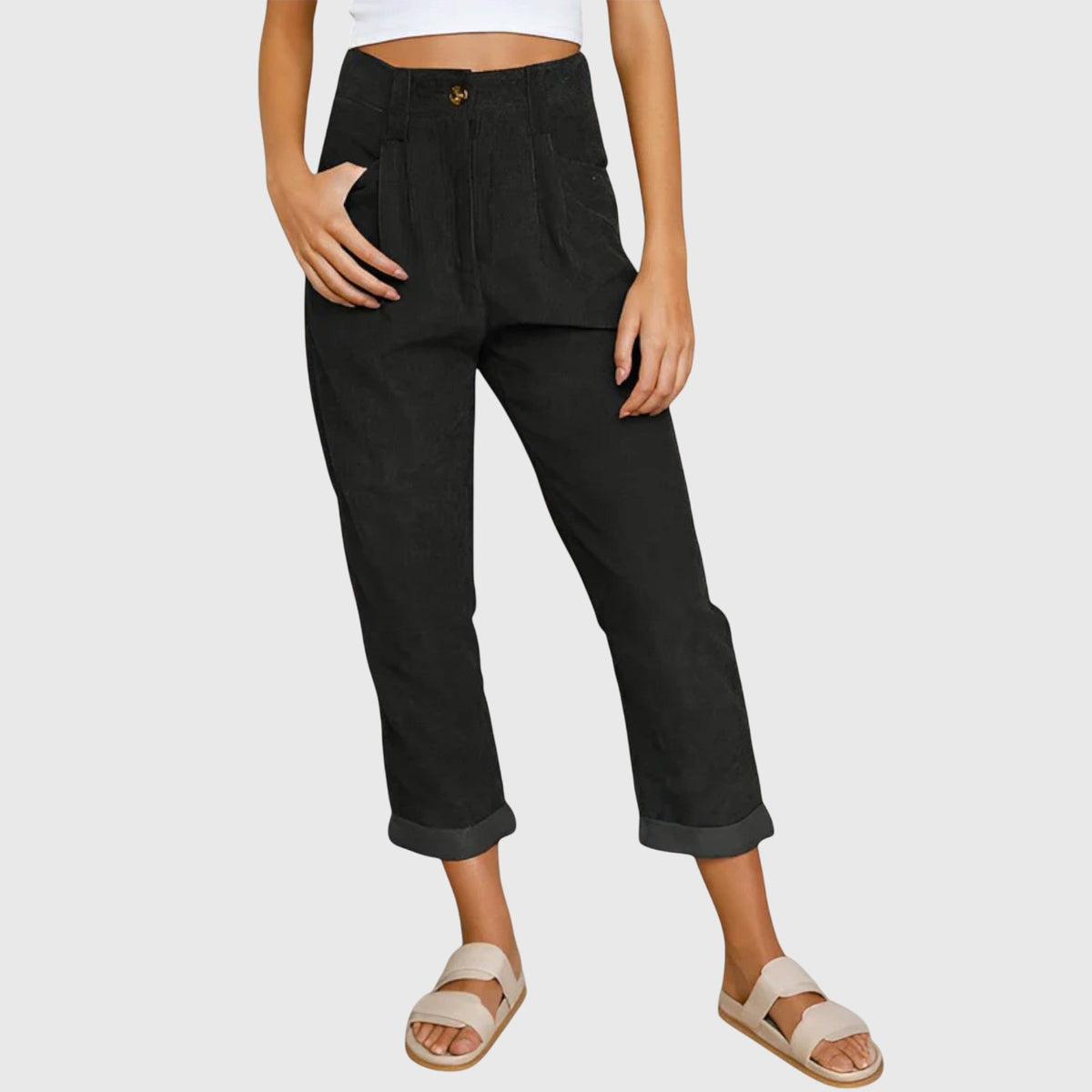 Jana - Moderne Corduroy Broeken