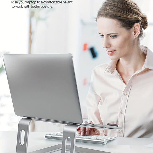 Alumivaro – Ergonomische Aluminium Laptopstandaard met Ventilatie
