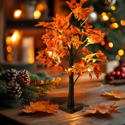 Herfstboom LED Tafellamp – Decoratieve Boom met Warm Wit Licht
