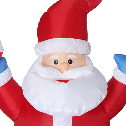 Opblaasbare Kerstman 180 cm met LED-verlichting voor Binnen en Buiten