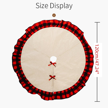 Kerstboomrok – 120 cm Decoratieve Boomrok voor Kerst