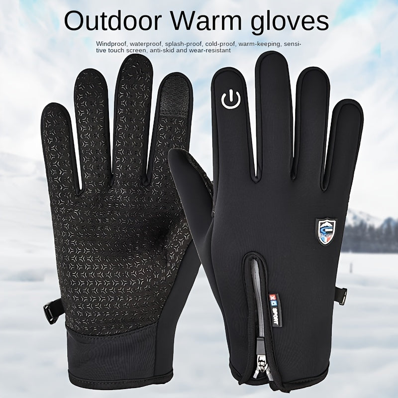 Verwarmbare USB Winterhandschoenen met Touchscreen - Waterdicht & Winddicht