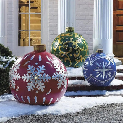 Extra Grote Kerstballen – Weerbestendige Decoratie voor Binnen en Buiten