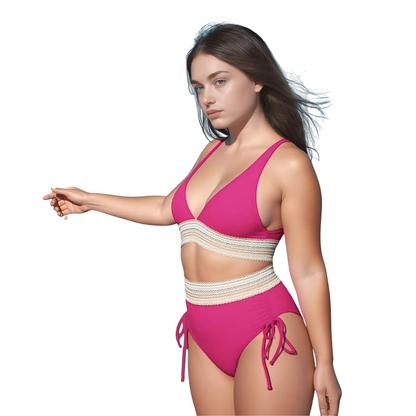 ShapeLuna Dames Bikini met Hoge Taille en Shaping-effect