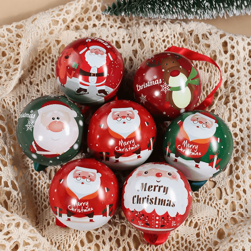Snoepje Kerstsnoeppot – Decoratieve Snoepcontainer met Hangkoord