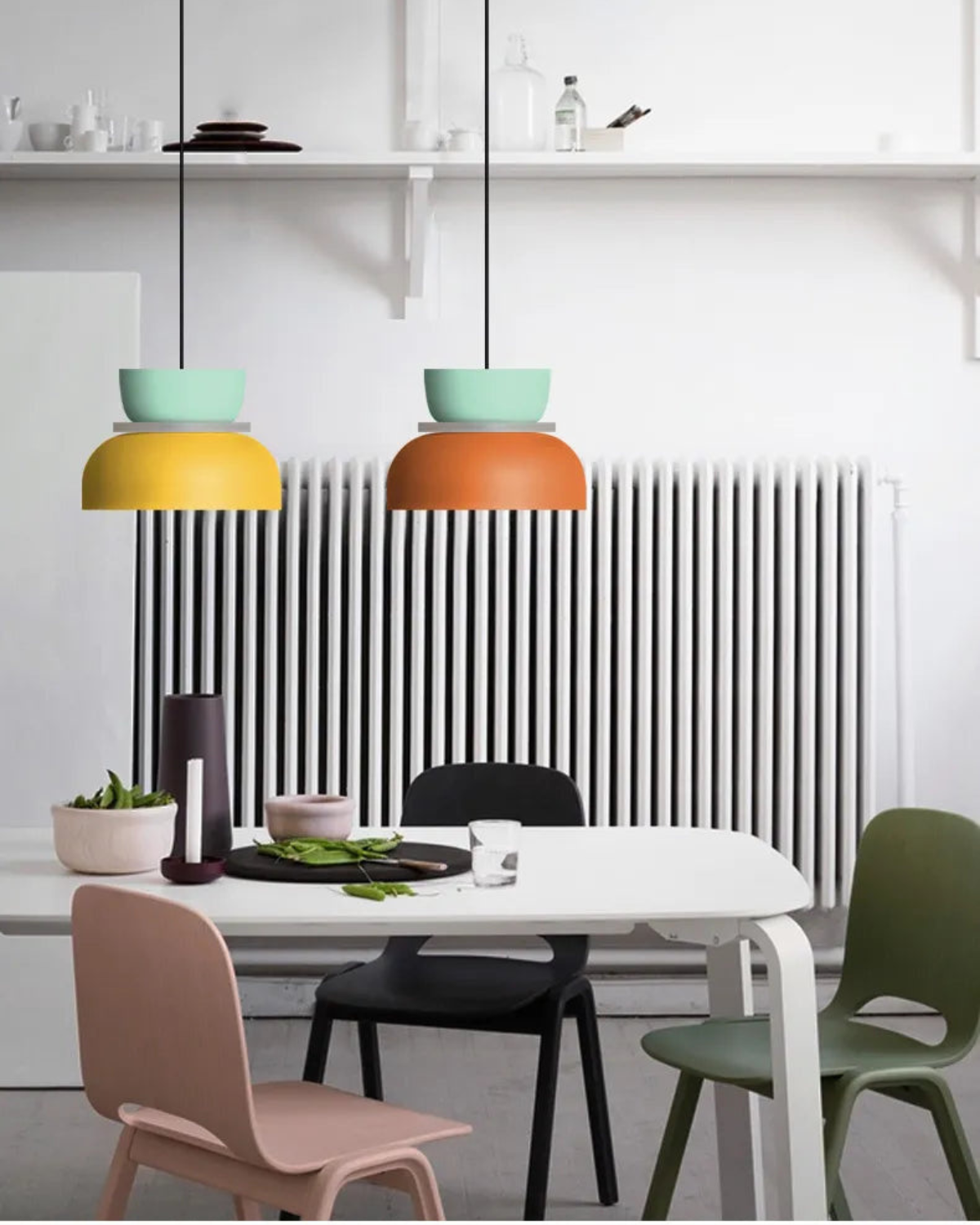 Sculpturale Hanglamp Calyra – Japandi Design in Hout
