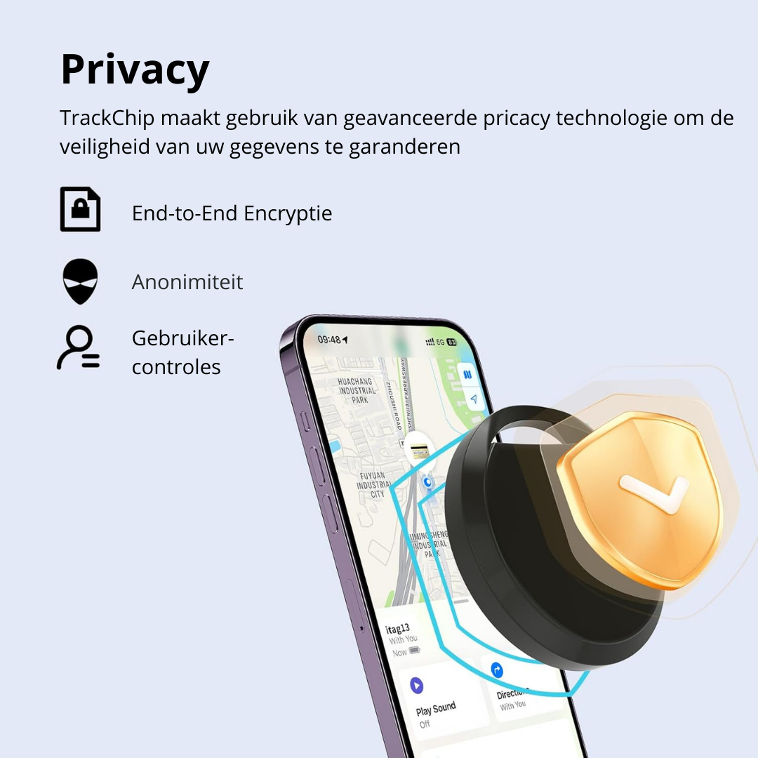 VindiGo Bluetooth Tracker Sleutelvinder met App en Oplaadbare Batterij