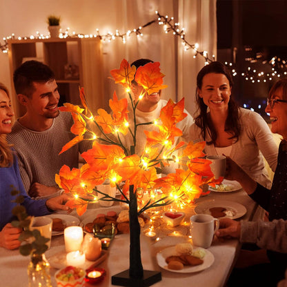 VogelGloed LED Lichtboom met Rode Vogels – Warmwit Licht