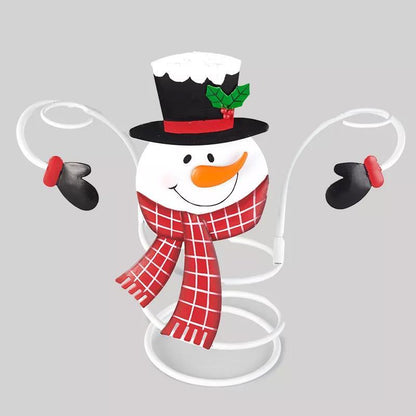 KerstProost Wijnglashouder voor 4 Glazen – Kerstdecoratie