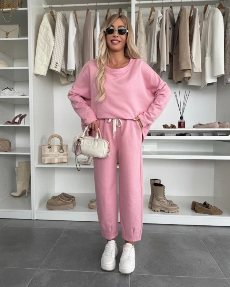 ZachtGemak Dames Tweedelige Casual Set voor Dagelijks Comfort