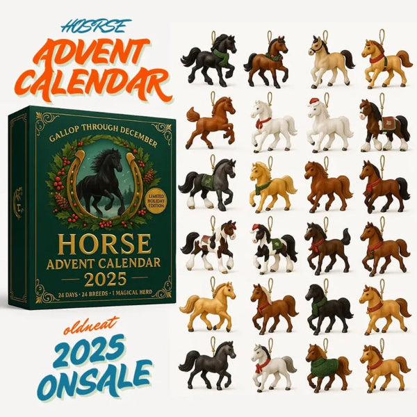 Paardenpracht – Adventskalender met 24 paardenfiguren