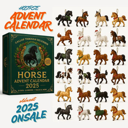 Paardenpracht – Adventskalender met 24 paardenfiguren