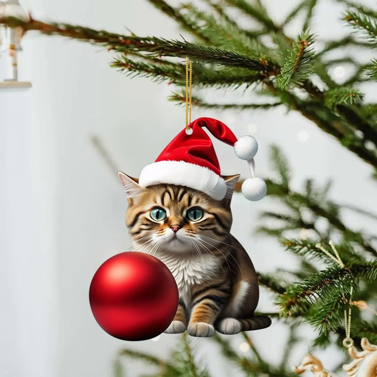 Katten Kerstversiering - Schattige Feestelijke Boomdecoratie