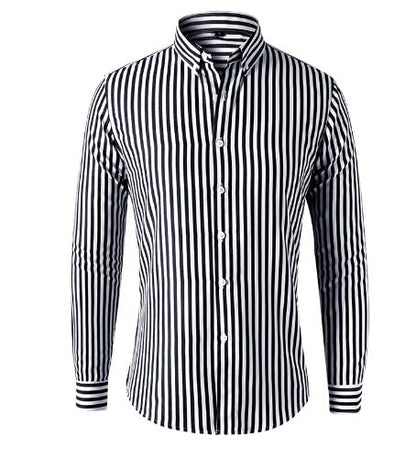 Luca Strepenoverhemd Heren – Klassiek Design en Comfortabele Pasvorm