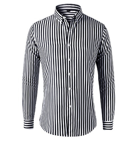 Luca Strepenoverhemd Heren – Klassiek Design en Comfortabele Pasvorm