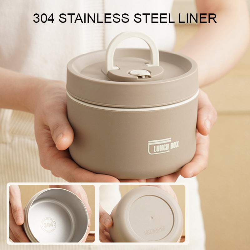 Warmio Lunchbox – Geïsoleerde RVS Lunchbox met Draagtas