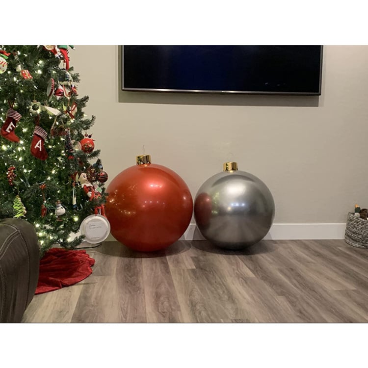 KerstBol Opblaasbare Kerstdecoratie met Bevestigingsset
