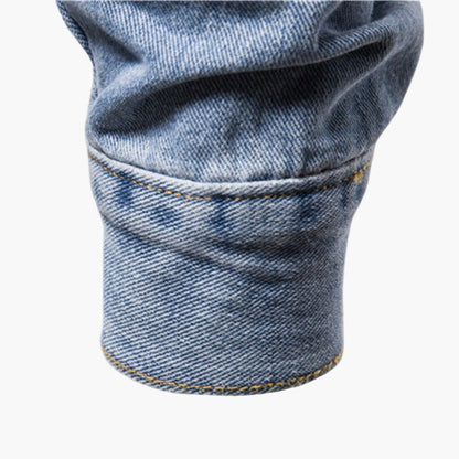Heren Klassieke Jeansjack – Tijdloze Stijl voor Dagelijks Gebruik