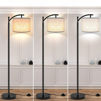 Vloerlicht – Industriële LED-vloerlamp met 3 Lichtkleuren en Voetschakelaar
