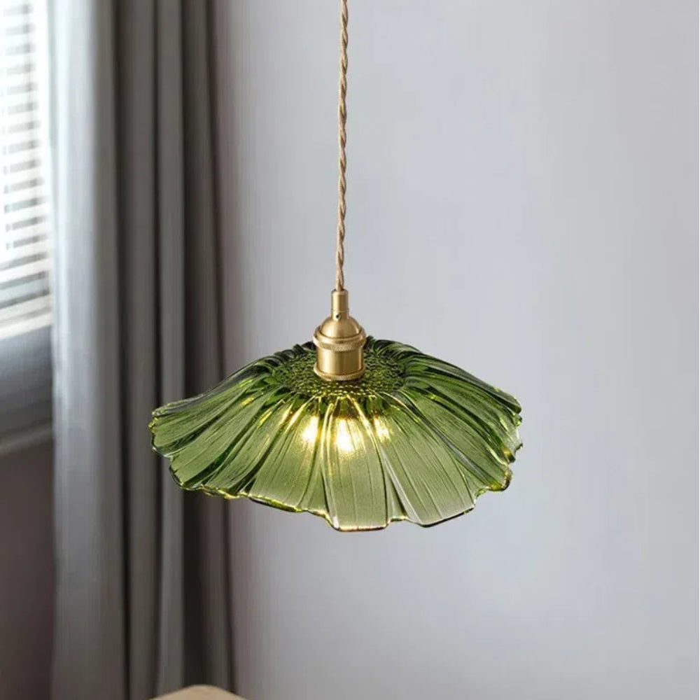 Bloesem Retro Hanglamp met Bloemendesign voor Eetkamer