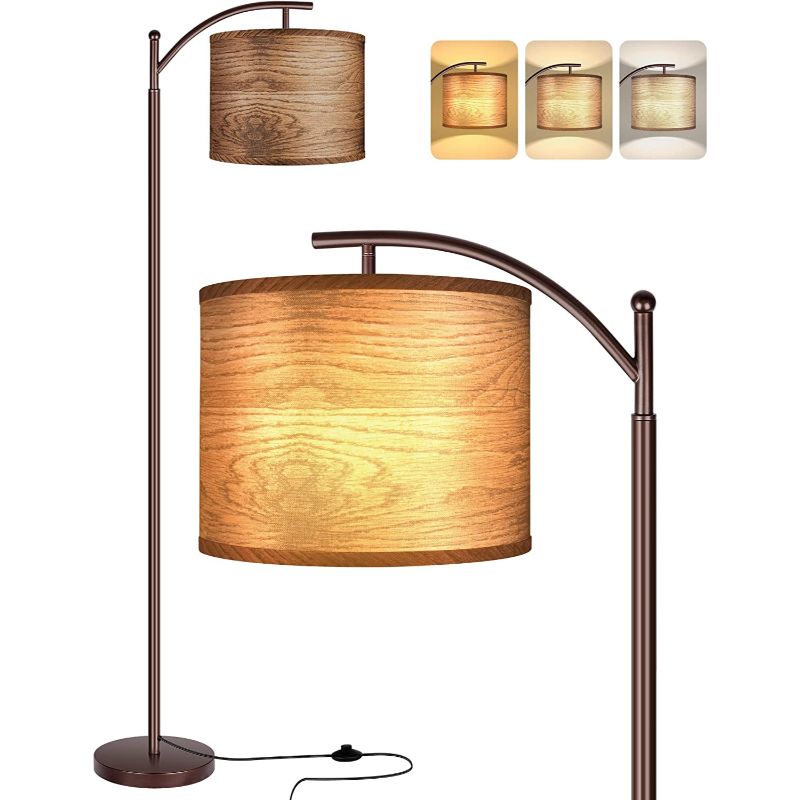 Vloerlicht – Industriële LED-vloerlamp met 3 Lichtkleuren en Voetschakelaar