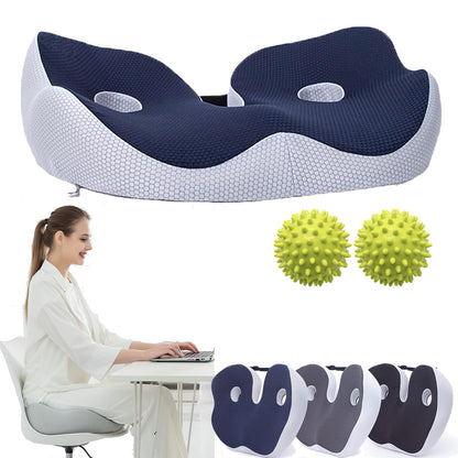 ZitComfort Ergonomisch Zitkussen – Traagschuim voor Lang Zitten