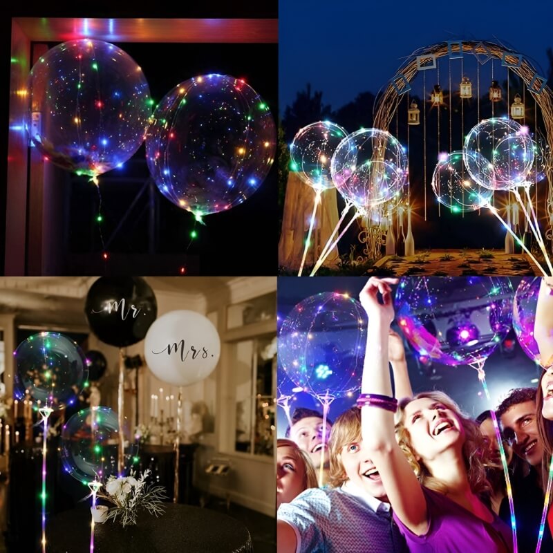 Glowdomes Herbruikbare LED-ballonnen (Set van 10)