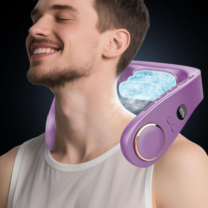 KoelNek 360 Draagbare Nekventilator met Koelplaat en Accu