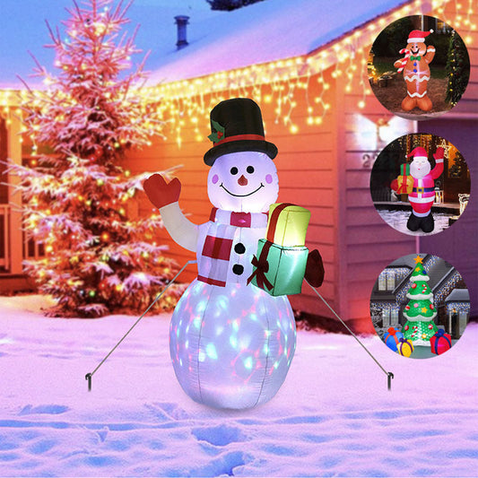 Verlichte Kerstfiguur met Ledverlichting, Sneeuwpop, Kerstman of Kerstboom