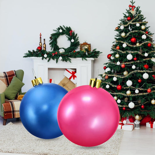 KerstBol Opblaasbare Kerstdecoratie met Bevestigingsset