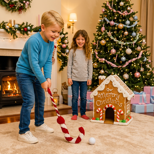 KerstKoek Minigolfset voor Feestelijk Speelplezier