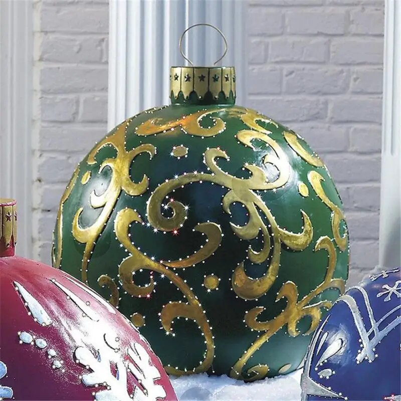 Extra Grote Kerstballen – Weerbestendige Decoratie voor Binnen en Buiten