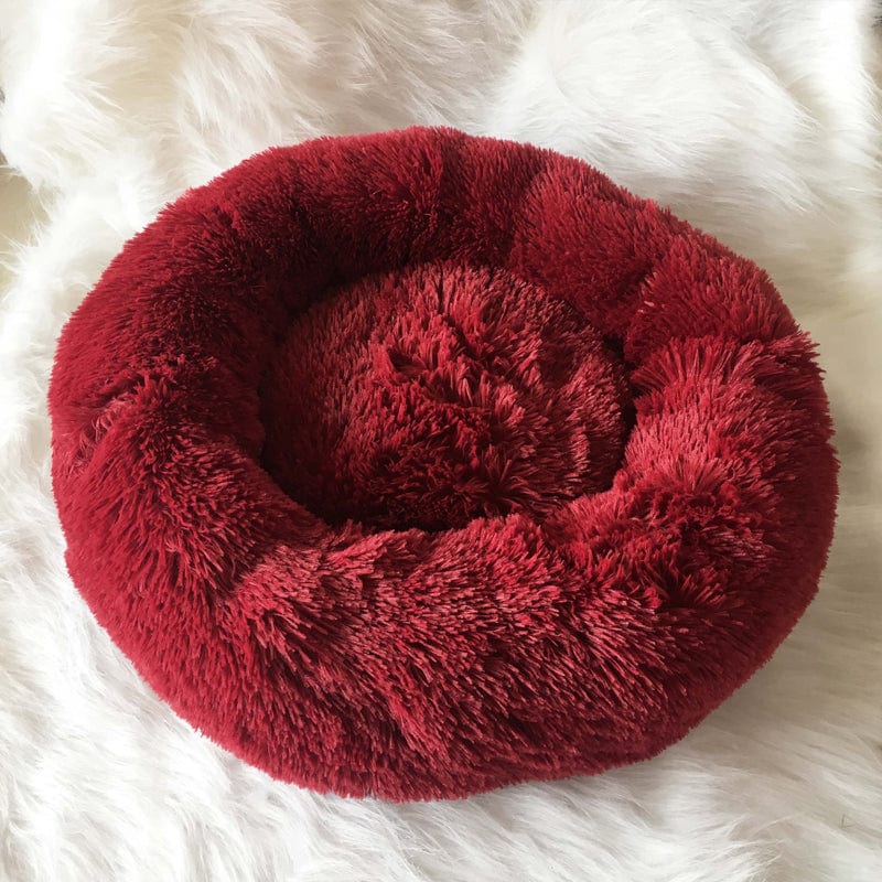 Luna Kalmerend Hondenbed – Zacht Rond Bed met Verhoogde Rand