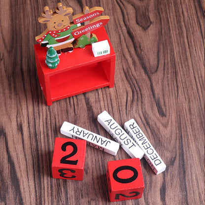 Kerstkalender Aftelkalender – Decoratieve Adventskalender met Kerstfiguren