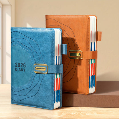 Plandora 2026 Dagplanner – Luxe Bureauagenda met 400 Pagina's