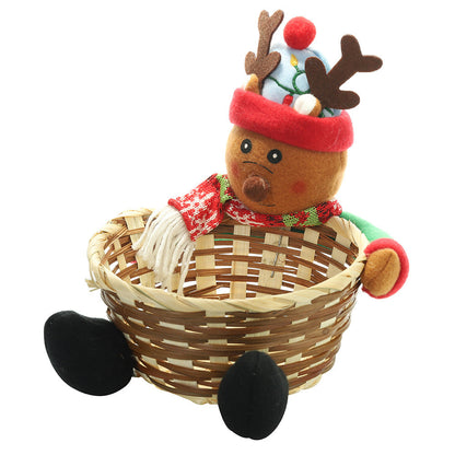 Kerst Snoepmandje – Klein Mandje voor Kinderen en Feestdecoratie