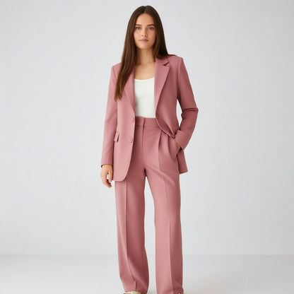Velandra Dames Pak – Elegant Tweedelig Pak met Blazer en Broek