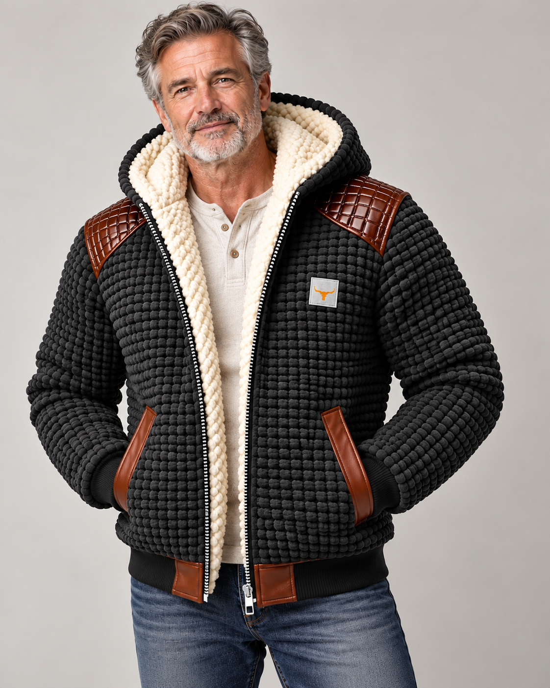 Heren Gewatteerd Vest – Warme Bodywarmer met Praktisch Ontwerp