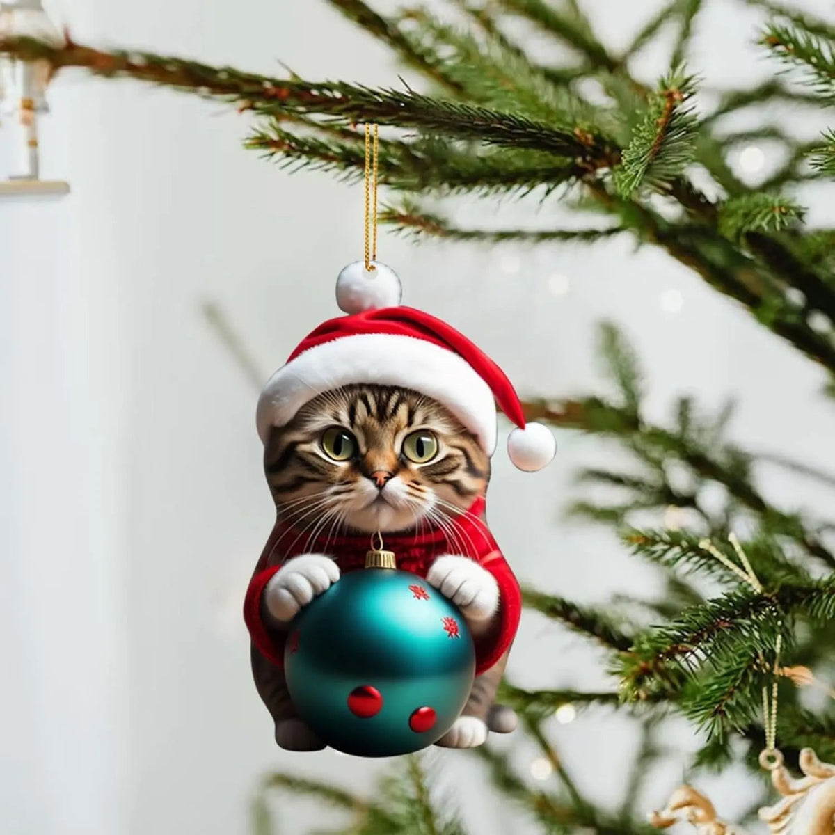 Katten Kerstversiering - Schattige Feestelijke Boomdecoratie