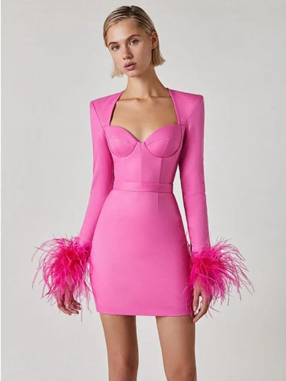 Elara Elegante Corsettop met Veren en Tailleriem