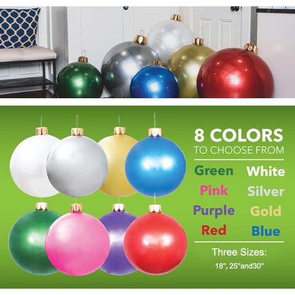 KerstBol Opblaasbare Kerstdecoratie met Bevestigingsset