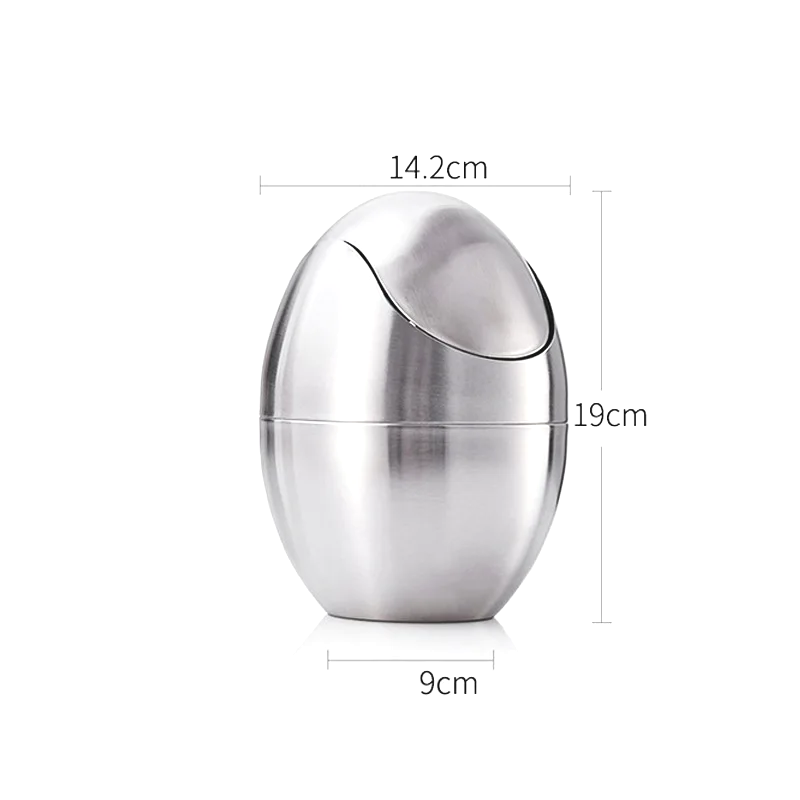 LunaMini Tafelafvalbak 1,5L – Compacte Prullenbak met Deksel