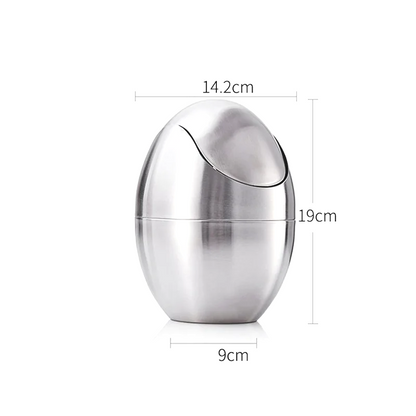 LunaMini Tafelafvalbak 1,5L – Compacte Prullenbak met Deksel