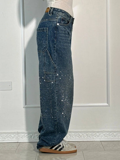 Jasmijn Dames Wijde Spijkerbroek – Loose Fit Jeans met Comfortabele Pasvorm