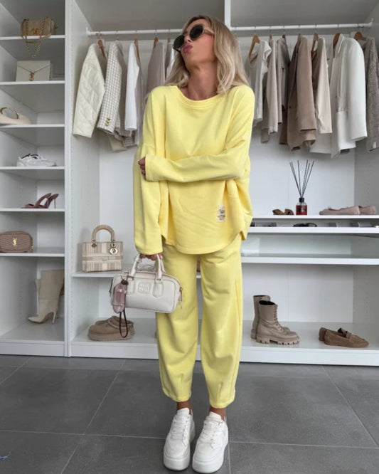 ZachtGemak Dames Tweedelige Casual Set voor Dagelijks Comfort