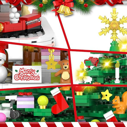 Kerstboom Adventskalender Bouwset – 1102 Onderdelen en 24 Dozen