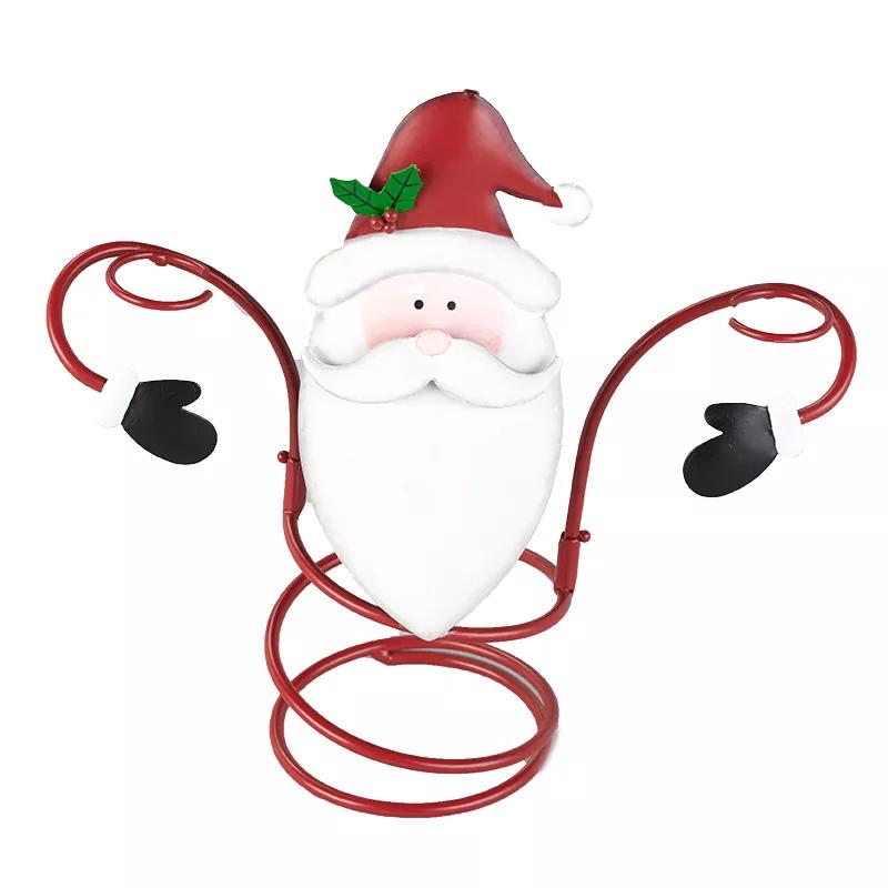 KerstProost Wijnglashouder voor 4 Glazen – Kerstdecoratie