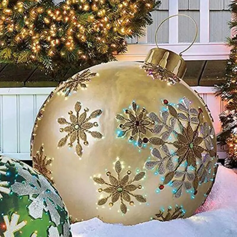 Extra Grote Kerstballen – Weerbestendige Decoratie voor Binnen en Buiten