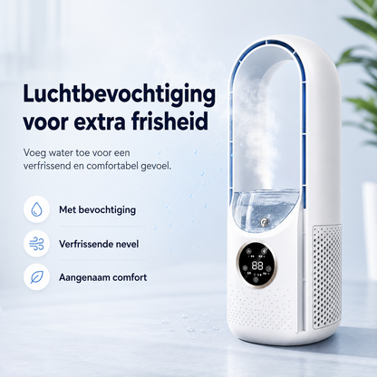 Airevo Fluisterkoel 3-in-1 Bladloze Mini Luchtkoeler Bureau