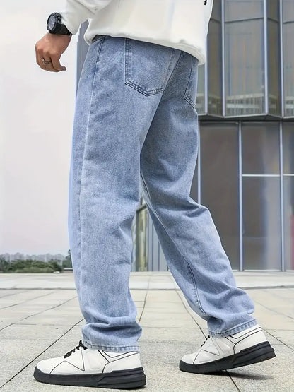Daan Heren Jeans – Losse Pasvorm met Casual en Tijdloze Look